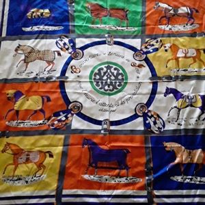 SILK Horse Tapestry